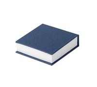 ONE SHOP Blocco Cubo Memo in Carta, Notes per Appunti da Scrivania, Cubo Post-it Personalizzabile con Stampa UV o Serigrafica_10 PZ (BLU)
