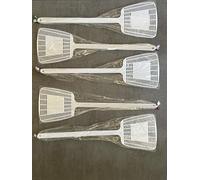 ONE SHOP di Bracalente Piero_Set 5 Palette Acchiappamosche Resistenti in Plastica Caccia Mosche Manuale, Flessibili e Riutilizzabili Ideali per Casa Giardino Campeggio
