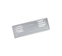 ONE SHOP Portatarga Anteriore Auto Camper in Metallo 37,5x13,5 cm Supporto Targa Resistente Peso 0,17 kg Personalizzabile con Stampa UV/Serigrafica Accessorio Auto Professionale (GRIGIO)