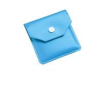 ONE SHOP Posacenere porta cicche tascabile porta mozziconi lavabile morbido con interno Ignifugo porta cenere da Borsa per sigarette borsa spiaggia piscina antiodore (AZZURRO)