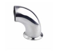 One Side Butt Weld One Side Tri Clamp SS304 Stainless Steel 90 Degree Elbow Pipe Fitting Home Brew Beer Wine(19mm x Ferrule 50.5) Plumbing Fittings