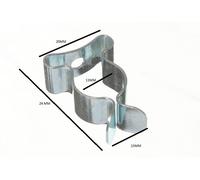 One Stop DIY Clip a Molla Terry 1/2 Inch 13mm BZP Confezione da 24