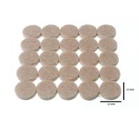 One Stop DIY Set Di 20 Strisce Di Feltrini Tondi Adesivi 16mm Dia 4mm Spessore