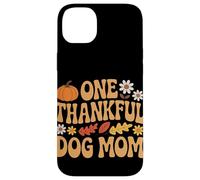 One Thankful Dog Mom Ringraziamento Custodia per iPhone 14 Plus