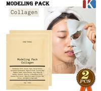 ONE THING Collagen Modeling Pack 30 g 2 pezzi maschera gelatina cosmetici cor...
