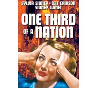 One Third of a Nation (DVD) Sylvia Sidney Sidney Lumet Leif Erikson Baruch Lumet