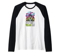 One Touch Base Away from A Villain Arc Funny Office Humor Maglia con Maniche Raglan