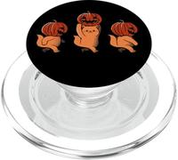 one two three Cute Kittens Pumpkin Halloween Spooky vintage PopSockets PopGrip per MagSafe