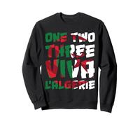 One Two Three Viva l'algérie Algeria Algériens DZ Algérien Felpa