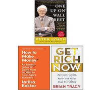 One Up On Wall Street, Get Rich Now & How To Make Money 3 Books Collection Set