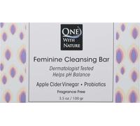 One With Nature - Barra detergente femminile senza profumo ONE WITH NATURE, 3,5 oz