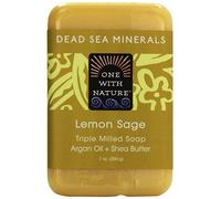 One with Nature, Triple Milled Soap Bar, Lemon Sage, 7 oz (200 g) by One With Nature