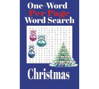 One-Word Per Page Word Search Christmas