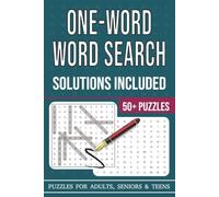 one-word search Puzzle book: word search For one-word search Puzzle book | Help Calm The Mind, Relax, and Focus | 6x9 Inches, 112 Pages | 50+ Puzzles | Solutions Included