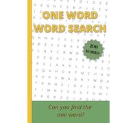 One Word Word Search: Can you find the one word?