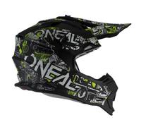 O'Neal 0200-474 2 Series Attack Casco Giovanile Lg Nero/Neon