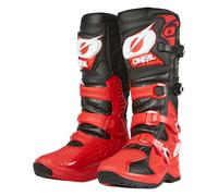 O'NEAL 0337-215, Stivale da moto Unisex-Adulto, Nero Rosso, 49 EU