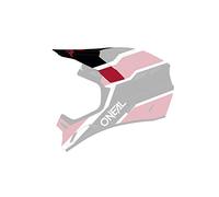 O'Neal 0500-390 Visiera Casco Backflip Strike, Nero/Rosso