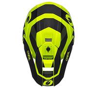 O'NEAL 0630-300 Visiera Casco Hyperlite Compact 10Srs, Nero/Giallo Neon