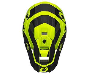 O'NEAL 0630-300 Visiera Casco Hyperlite Compact 10Srs, Nero/Giallo Neon