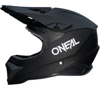 ONeal 1SRS Solid, casco cross bambini L male Opaco Nero/Bianco