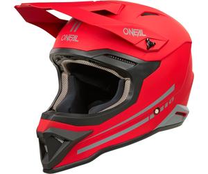 Oneal 1SRS Solid Casco da motocross, Red Matt, Taglia M