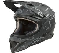Oneal 1SRS SPLASH Casco da motocross, nero-grigio, taglia XS per maschi
