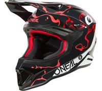 Oneal 1SRS SPLASH Casco da motocross, nero/rosso, Taglia M (57/58)