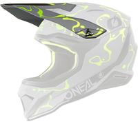 ONeal 1SRS Splash S26, picco Taglia unica male Opaco Grigio Chiaro/Giallo Fluo