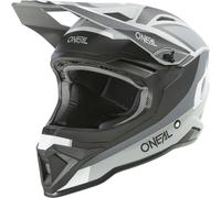 Oneal 1SRS Stream Casco da motocross, nero-grigio, taglia L per maschi