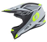 O'NEAL 1SRS V.24 Stream Casco Cross Nero/Giallo neon L L