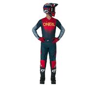 O'Neal 2026 Hardwear Swipe Kit MX Con Maglia E Pantaloni Navy Arancione