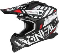 ONeal 2SRS Glitch S23, casco a croce XXL male Opaco Nero/Bianco