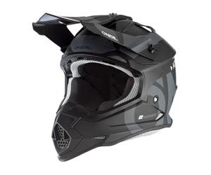 Oneal 2Series Slick 2023 Casco Motocross (Black/Gray,XL (61/62))