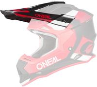 O'Neal Casco 2SRS Spyde S23 Peak Opaco Nero/Rosso/Bianco