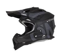 O'NEAL | Casco da motocross | MX | Calotta in ABS, Standard di sicurezza ECE 22.05, Prese d'aria per un'ottima ventilazione e raffreddamento | Casco 2SRS Slick | Adulto | Nero Grigio | Taglia XL