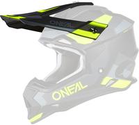ONeal 2SRS Spyde S23, picco male Opaco Nero/Grigio/Giallo Fluo