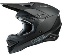 Oneal 3Series Solid Casco motocross, nero, Taglia XS (53/54)
