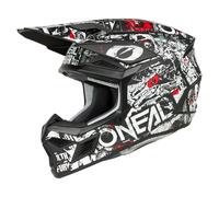 O'NEAL 3SRS Casco ATTACK Nero/Bianco XS