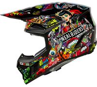 ONeal 3SRS Crank, casco da motocross L male Opaco Nero/Rosso/Verde/Giallo