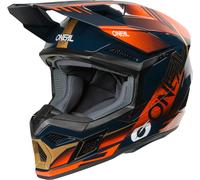 Oneal 3srs Haze Off-road Helmet Arancione,Blu M