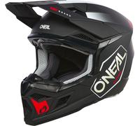 Oneal 3SRS Hexx Casco Motocross Nero/Bianco/Rosso, nero/bianco/rosso, Taglia L (59/60)