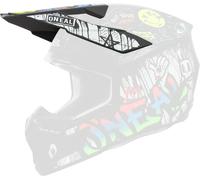 Oneal 3SRS Rancid Casco per bambini Peak, Bianco/nero, Taglia unica