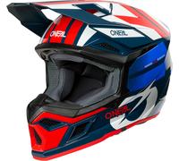ONeal 3SRS Ride S26, casco da motocross XXL female Blu/Bianco/Rosso