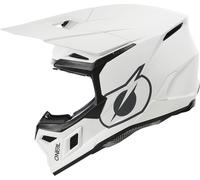 Oneal 3SRS Solid Casco Motocross, bianco, taglia XL