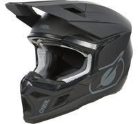 Oneal 3SRS Solid Casco Motocross, nero opaco, Taglia L (59/60)