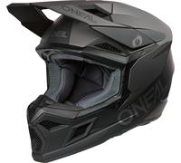 ONeal 3SRS Solid S26, casco da motocross M female Opaco Nero/Grigio Scuro