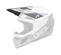 ONeal 3SRS Solid S26, picco Taglia unica male Opaco Bianco/Grigio