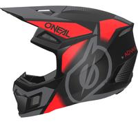 ONeal 3SRS Vision, casco a croce M male Opaco Nero/Rosso/Grigio