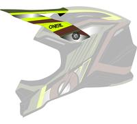 ONeal 3SRS Vision, visiera male Nero/Oliva/Giallo Fluo